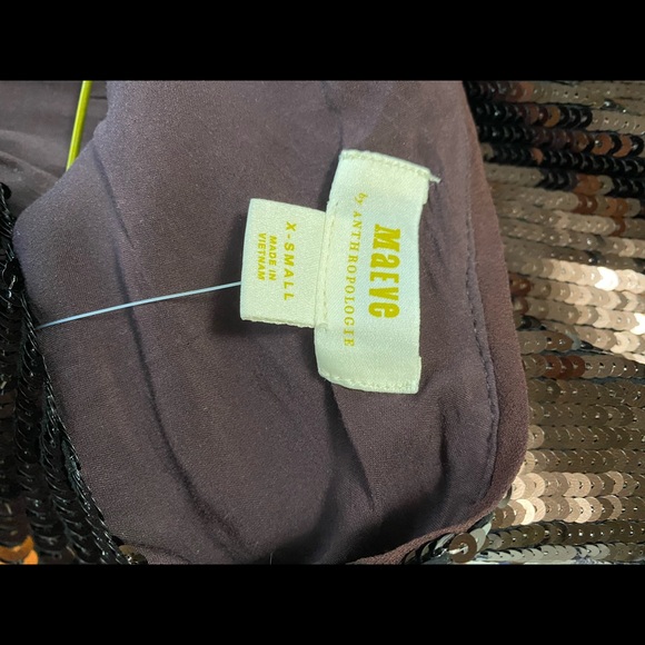 NWT Maeve by Anthropologie - Sequin Shift Midi Dress - Picture 8 of 11